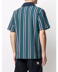 adidas Terry Stripe Print Polo Shirt