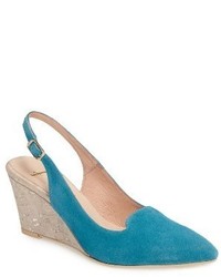 French Sole Water Slingback Wedge