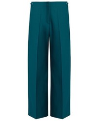Teal Wool Culottes