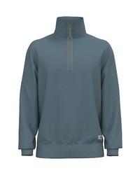 The North Face Longs Peak Half Zip Pullover In Goblin Blue Heather At Nordstrom