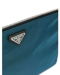 prada vela small zip pouch clutch bag