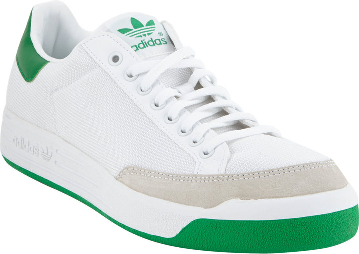 Tenis Adidas Blanco Con Verde