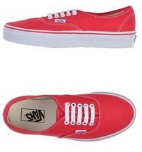 botas vans hombre rojas