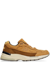 New Balance Tan Made In Us 992 Sneakers