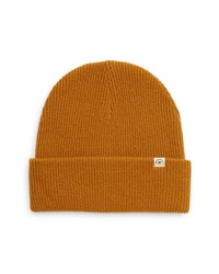 Madewell Merino Ribbed Beanie In Vintage Gold At Nordstrom