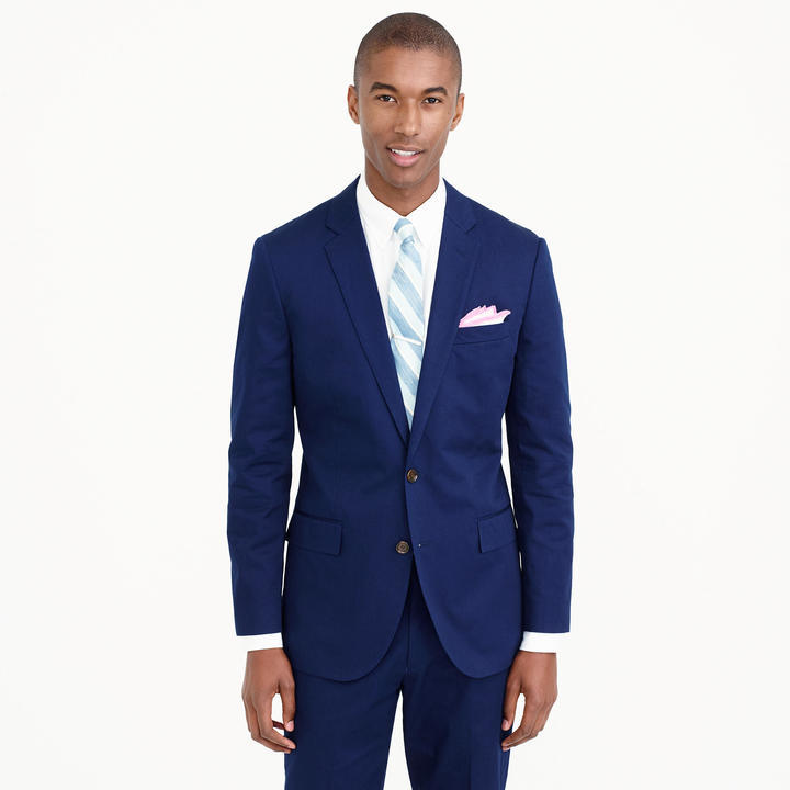 J.Crew Ludlow Suit Jacket With Double Vent In Italian Chino, $298 | J ...