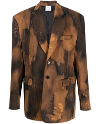 Vetements Overbleached Single Breasted Blazer
