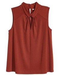 H&M Top With Stand Up Collar