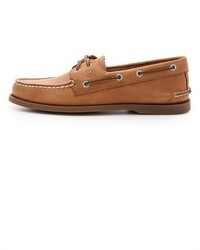Sperry Ao Classic Boat Shoes On Brown Sole