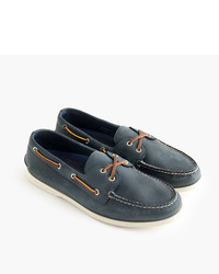 J.Crew Sperry For Authentic Original 2 Eye Broken In Boat Shoes