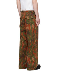 Dion Lee Tan Camouflage Cargo Pant