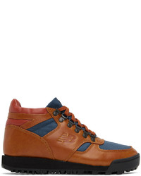 Tobacco Canvas Casual Boots