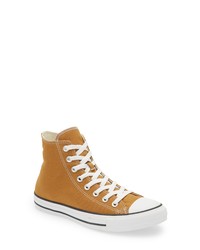 Converse Chuck Taylor High Top Sneaker In Amber Brewwhiteblack At Nordstrom
