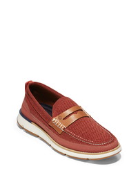 Tobacco Canvas Loafers