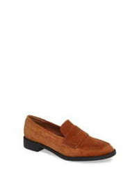 Tobacco Canvas Loafers