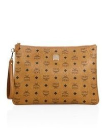 MCM Stark Coated Canvas Pouch
