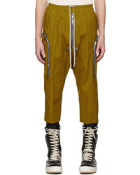 Rick Owens Yellow Bauhaus Bela Cargo Pants