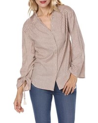 Paige Torin Check Blouse
