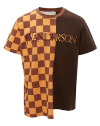 JW Anderson Checkerboard Patchwork T Shirt