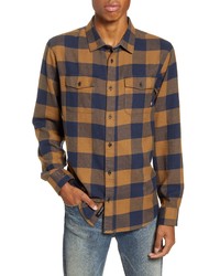 Vans Aliso Classic Fit Buffalo Check Button Up Flannel Shirt