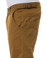 Bellfield The Chimbas Cuffed Chinos In Tobacco