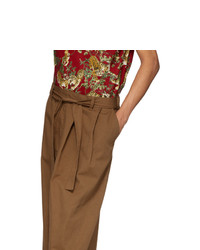Naked and Famous Denim Brown Wide Trousers
