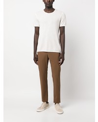 PT TORINO Mid Rise Cropped Chino Trousers