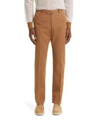 Loro Piana Overdyed Cotton Linen Four Pocket Pants In Pale Oak At Nordstrom