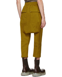 Rick Owens Yellow Trousers