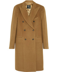 MCQ Alexander Ueen Double Breasted Brushed Wool Blend Coat