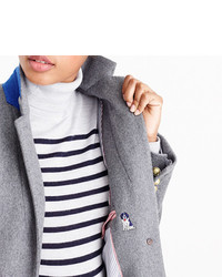 J.Crew Collection Olivia Topcoat With Grosgrain Ribbon