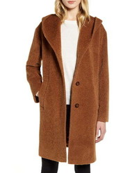 HiSO Wool Alpaca Blend Hooded Coat