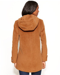 Jones New York Wool Angora Blend Hooded Coat