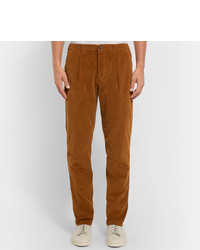 Altea Tapered Cotton Blend Corduroy Drawstring Trousers