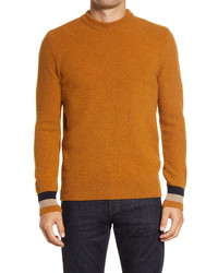 Oliver Spencer Blenheim Slim Fit Crewneck Wool Sweater