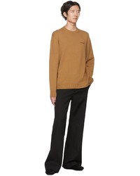 Versace Brown Greca Sweater