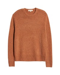 Madewell Crewneck Sweater In Brick Donegal At Nordstrom