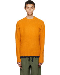 Aspesi Orange Brushed Sweater