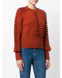 Chloé Pompom Knit Sweater