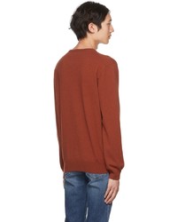 Zegna Red Cashmere Sweater