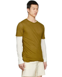Rick Owens Green Basic T Shirt