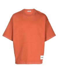 Jil Sander Logo Patch Oversize T Shirt