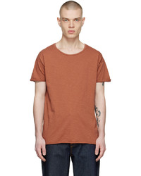 Nudie Jeans Orange Roger T Shirt