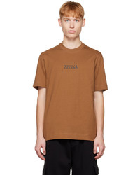 Zegna Orange Usetheexisting T Shirt