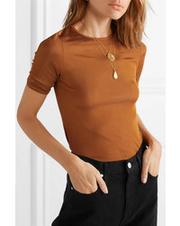 Goldsign The Bound Ribbed Stretch Jersey T Shirt