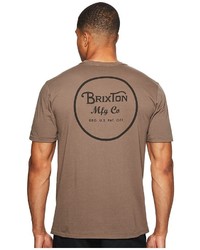 Brixton Wheeler Ii Short Sleeve Premium Tee T Shirt
