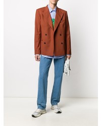 MSGM Double Breasted Blazer