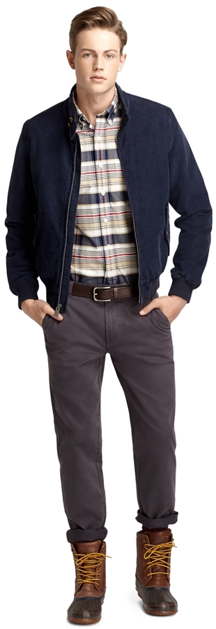 Brooks Brothers Slim Fit Chinos, $89 | Brooks Brothers | Lookastic