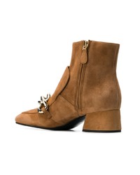 Alberto Gozzi Chain Embellished Ankle Boots