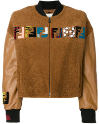 Fendi Embroidered Bomber Jacket